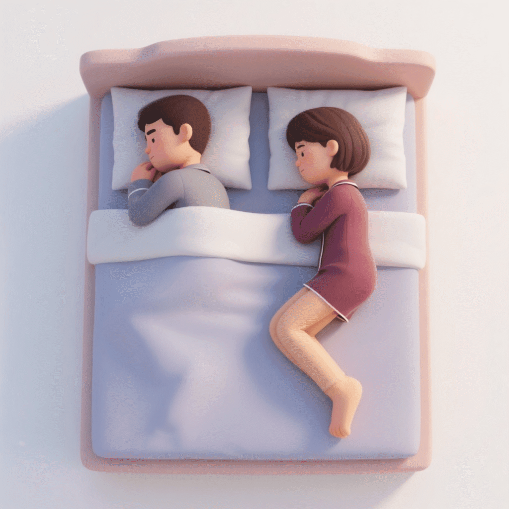 Geen intimiteit - De vonk is weg, je voelt je meer huisgenoot dan geliefde.